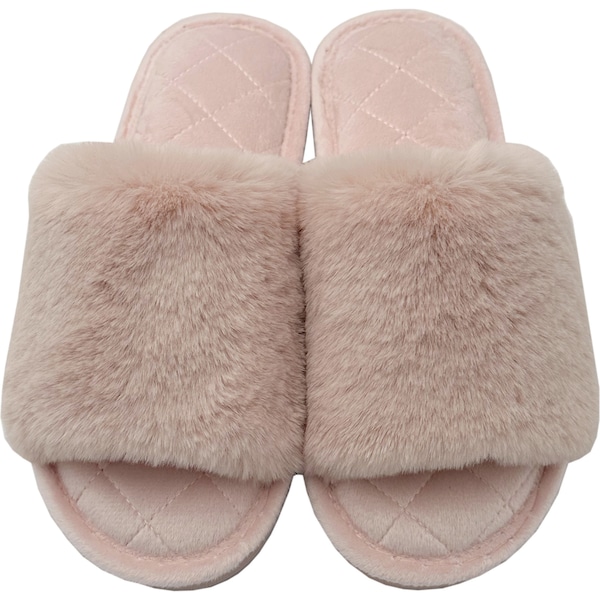 For Her Ladies Faux Fur Slides Assorted Size 7/8 each