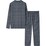 For Him Mens Flanelette Pyjama Set Checks Or Stripes each