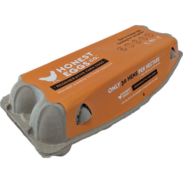 Honest Egg Co 12 Free Range Eggs 800g