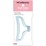 MCoBeauty Curved Matte Hair Claw Sky Blue each