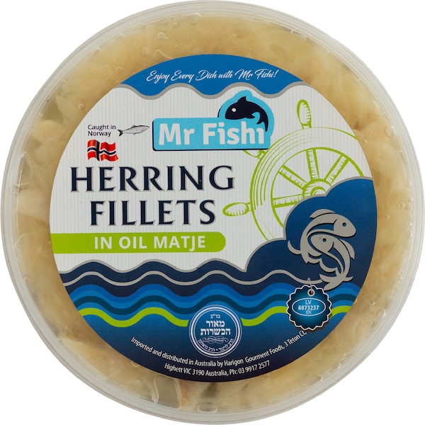 Mr Fishi Herring Fillets In Oil 500g