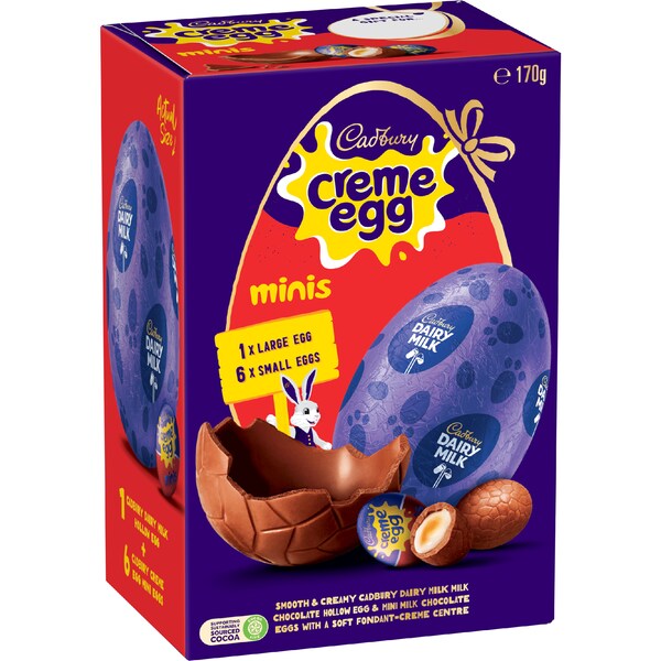 Cadbury Creme Egg Chocolate Easter Egg Gift Box 170g