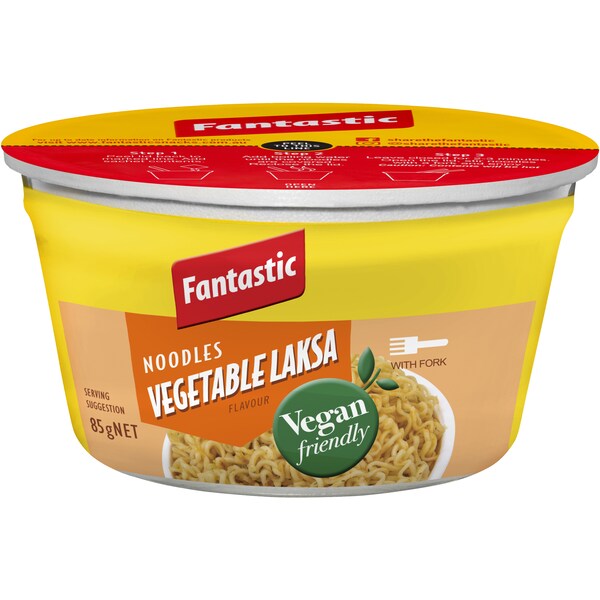 Fantastic Vegan Noodle Bowl Vegetable Laksa 85g