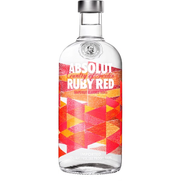 Absolut Vodka Ruby Red 700ml Bottle