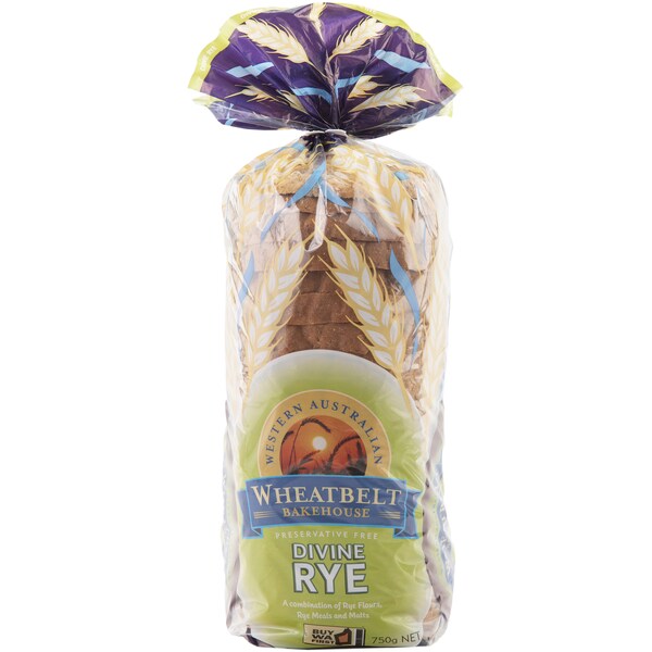 Mia's Wheatbelt Light Rye Bread 750g