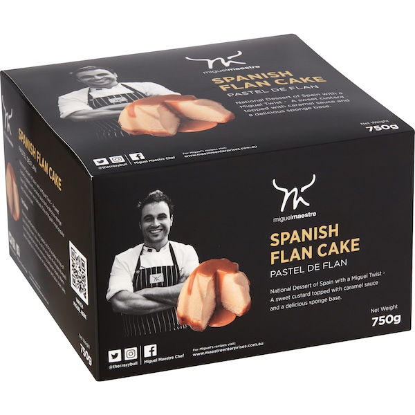 Miguel Maestre Spanish Custard Flan Cake 750g