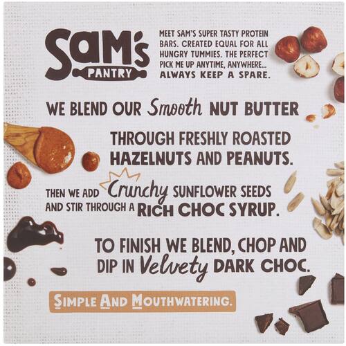 Sam's Pantry Roasted Hazelnut Protein Bar 5 Pack 190g bunch
