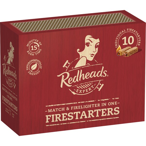 Redheads Expert Firestarters 10 Pack