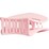 MCoBeauty Matte Rounded Hair Claw Soft Pink each