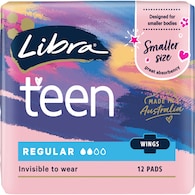 Libra Girl Ultra Thins Pads Wings Regular