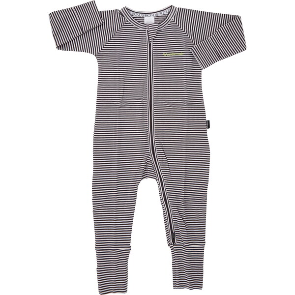 Bonds Baby Zippy Charcoal Stripe Size 2 Each