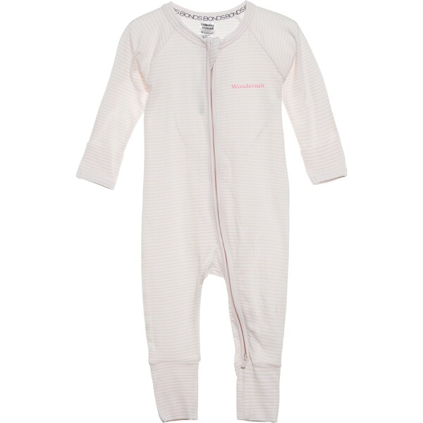 Bonds Baby Zippy Pink Stripe Size 00 1pk