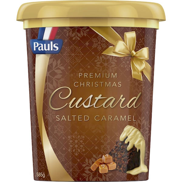 Pauls Premium Custard Salted Caramel 585g