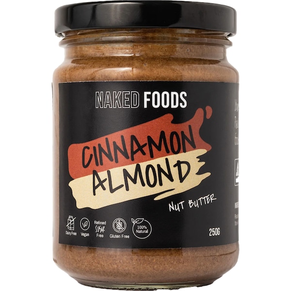 Naked Foods Cinnamon Almond Nut Butter 250g