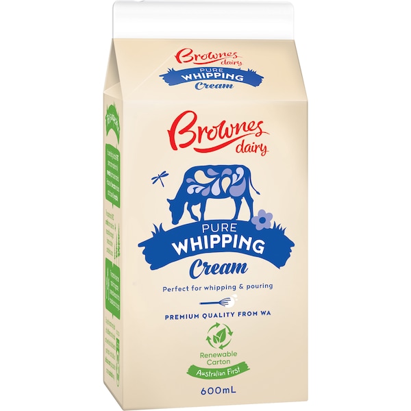 Brownes Ready To Whip Fresh Cream 600ml
