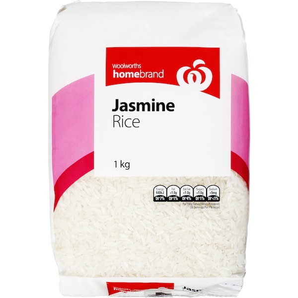 Homebrand Jasmine Rice 1kg