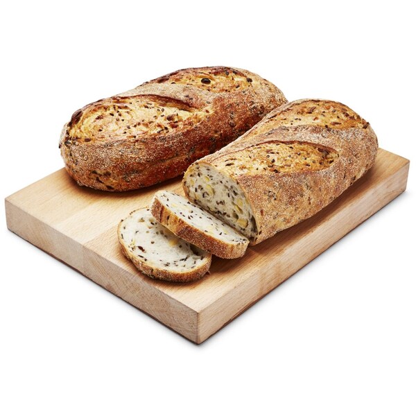Woolworths Ancient Grain Soy & Linseed Sourdough Batard 500g