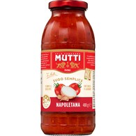 Mutti Sugo Semplice Pasta Sauce Napoletana