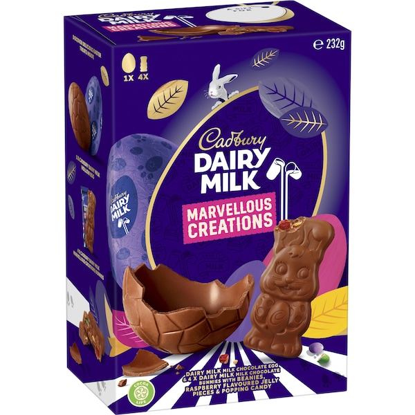 Cadbury Marvellous Creations Chocolate Easter Bunny Gift Box 232g