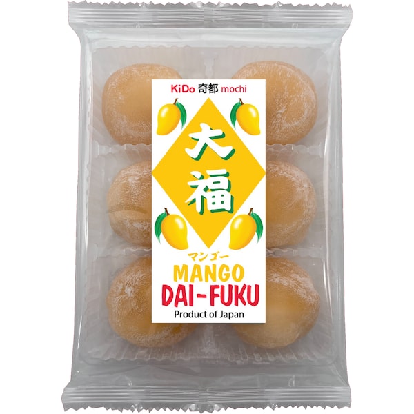 Kido Dai-Fuku Mochi Mango 6 pack