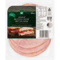 Woolworths Smoked Sliced Ham Off The Bone