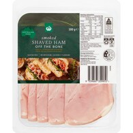 Woolworths Smoked Shaved Ham Off The Bone