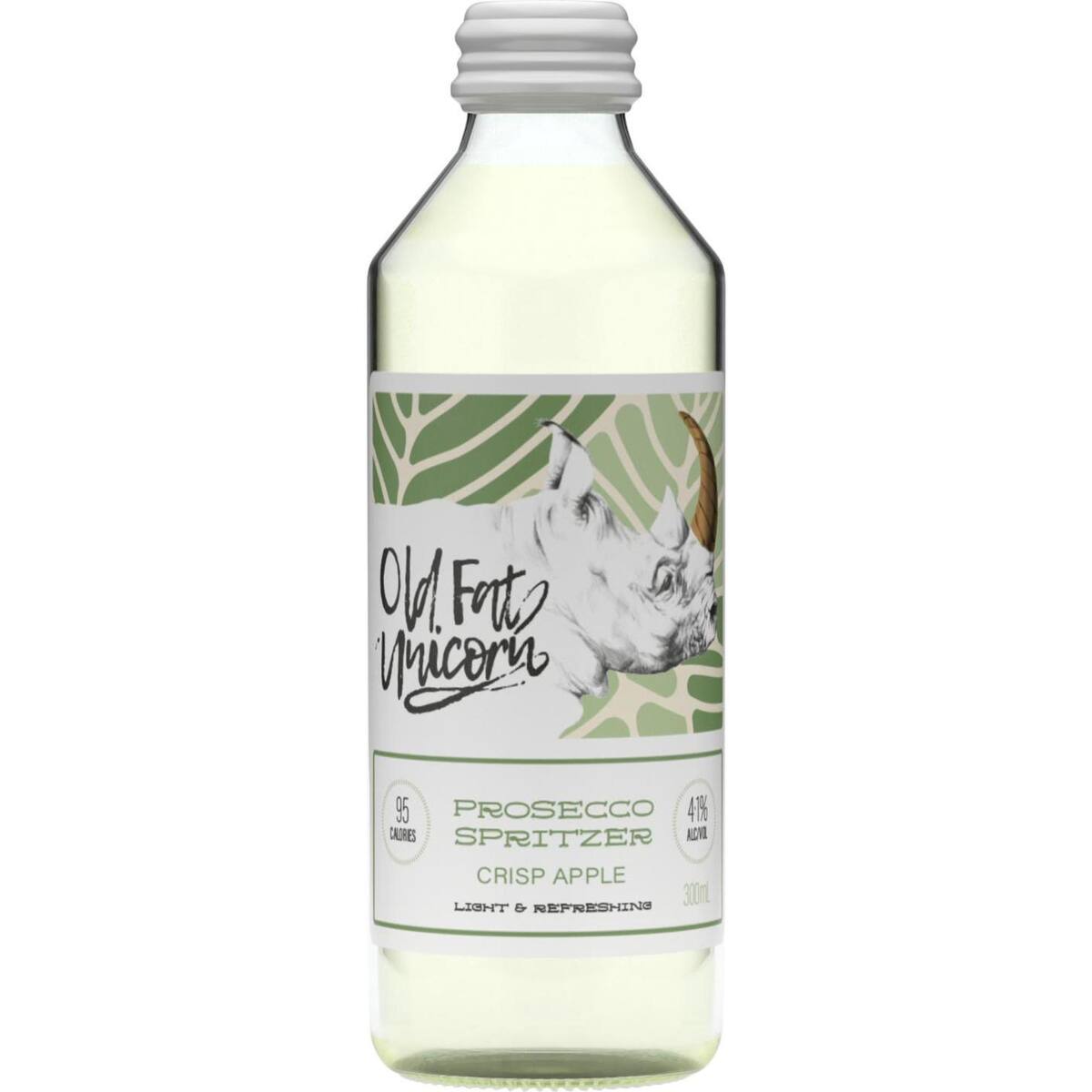 Old Fat Unicorn Crisp Apple Prosecco Spritzer Bottles 300mL