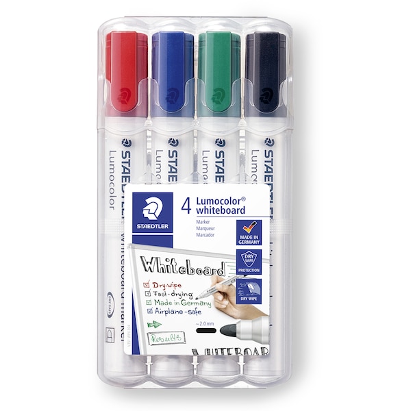 Staedtler Lumocolor Whiteboard Markers 4 pack