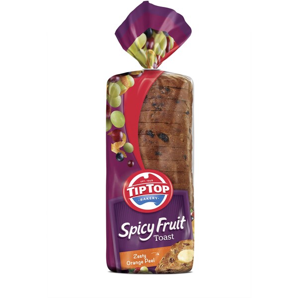 Tip Top Spicy Fruit Bread 650G