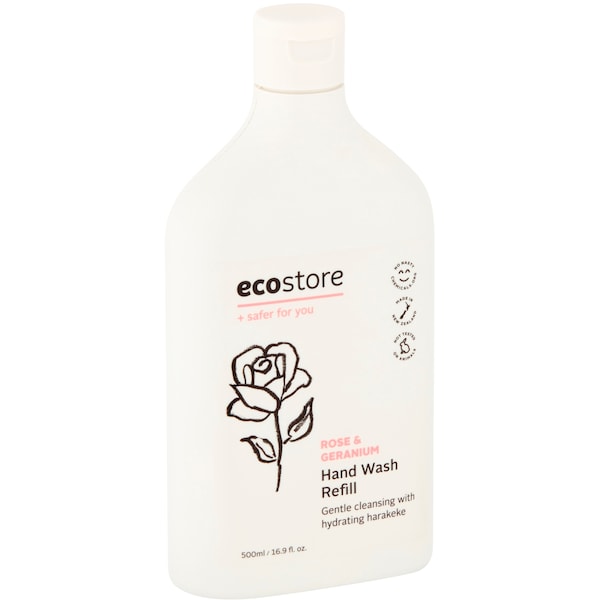 Ecostore Hand Wash Refill Rose And Geranium 500ml