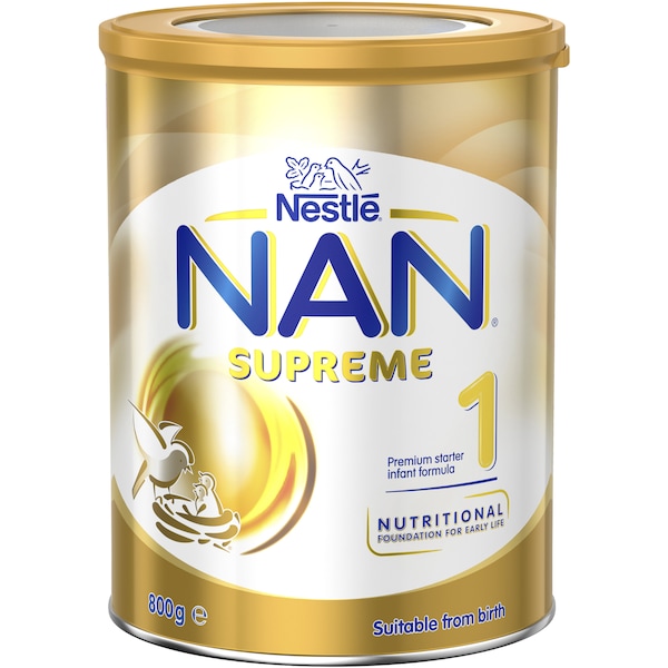 Nestle Nan Supreme 1 Starter 0-6 Months Baby Formula Powder 800g