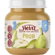 Heinz Baby Food Pear Puree 4+ Months