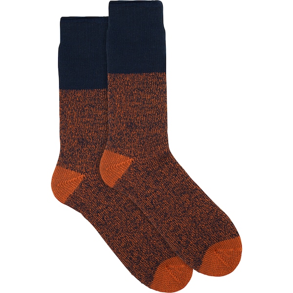 Underworks Mens Heat Bod Socks Thermal Navy 11-13 each