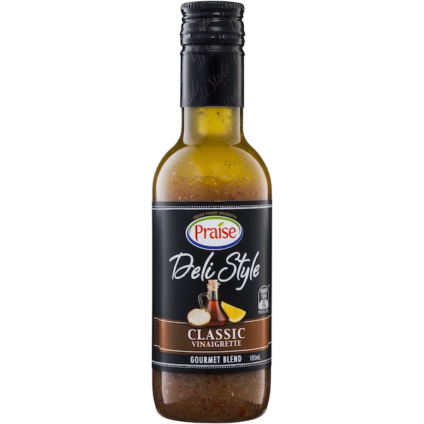 Praise Deli Style Salad Dressing Classic Vinaigrette 185ml