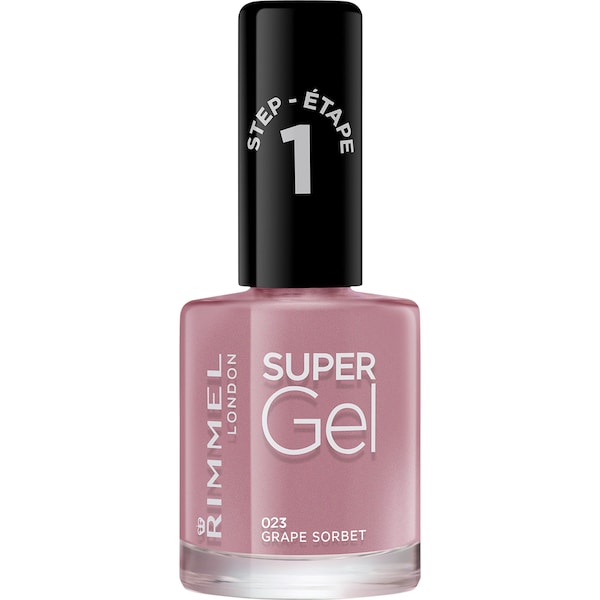 Rimmel London Super Gel Nail Colour 023 Grape Sorbet Each