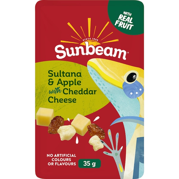 Sunbeam Sultana & Apple With Cheddar Cheese 35g