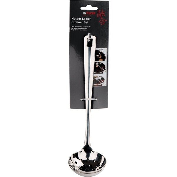 Infuse Hotpot Ladle & Strainer Set each