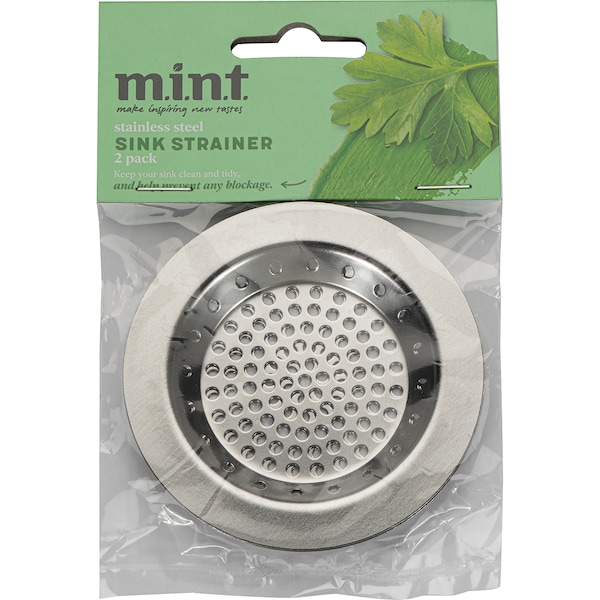 MINT Stainless Steel Sink Strainer 2 pack