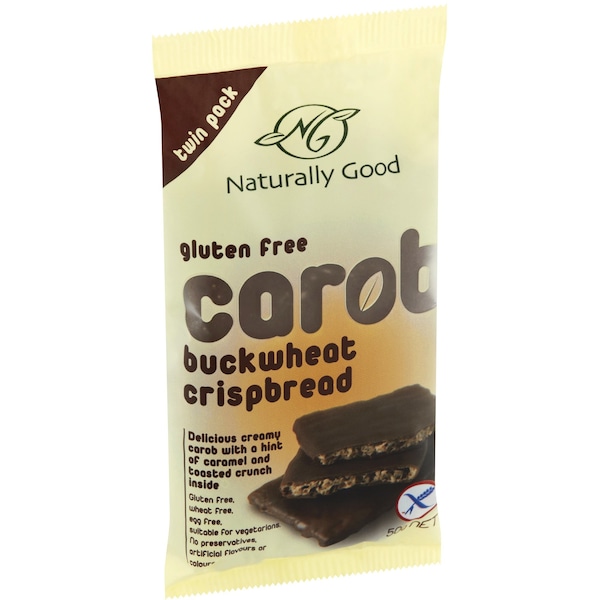 Naturally Good Bars Carob Buckwheat 25g x 2 pack
