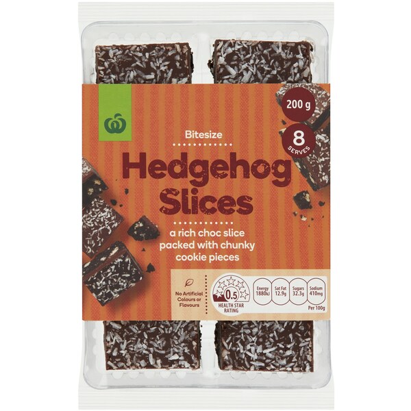 Woolworths Hedgehog Slice Bites 8 Pack