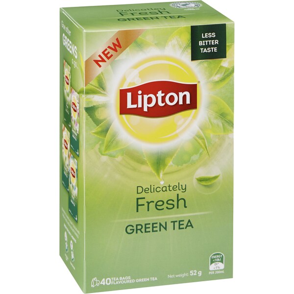 Lipton Green Tea Delicately Fresh 40 Pack