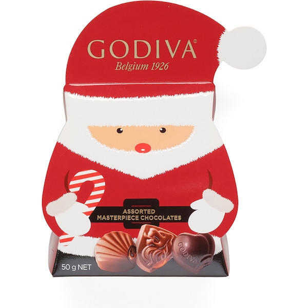Godiva Santa Assorted Masterpiece Chocolates 50g