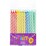 Woolworths Candle With Holder White Pink & Blue 24 Pack