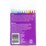 Woolworths Candle With Holder White Pink & Blue 24 Pack