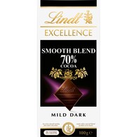 Lindt Excellence Dark Chocolate 70% Smooth Blend Cocoa Block