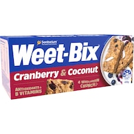 Weet-Bix Cranberry & Coconut Breakfast Cereal