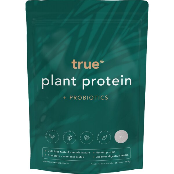True Protein Plant Protein Probiotics Natural Flavour 750g