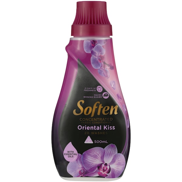 Soften Concentrated Fabric Softener Oriental Kiss 500ml