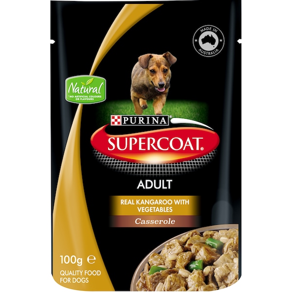 Purina Supercoat Kangaroo Pouch 100g
