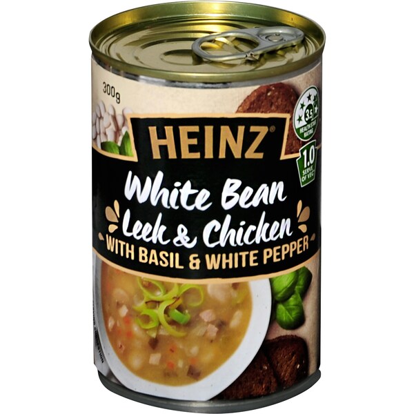 Heinz Soup White Bean Leek Chicken Basil 300g